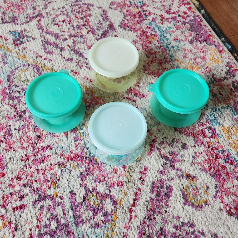 Vintage Tupperware parfait cups